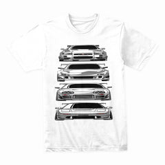 JDM Legends Front View T-Shirt — The Kings of the Street