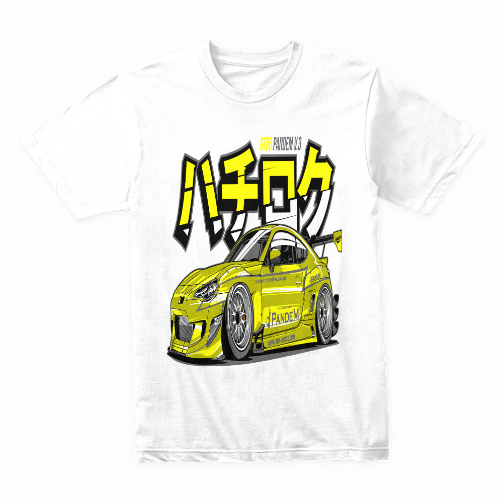 Pandem GT86 Hachiroku — Widebody JDM Drift King T-Shirt