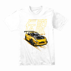 RX-7 Rotary Legends — Yellow Drift King T-Shirt