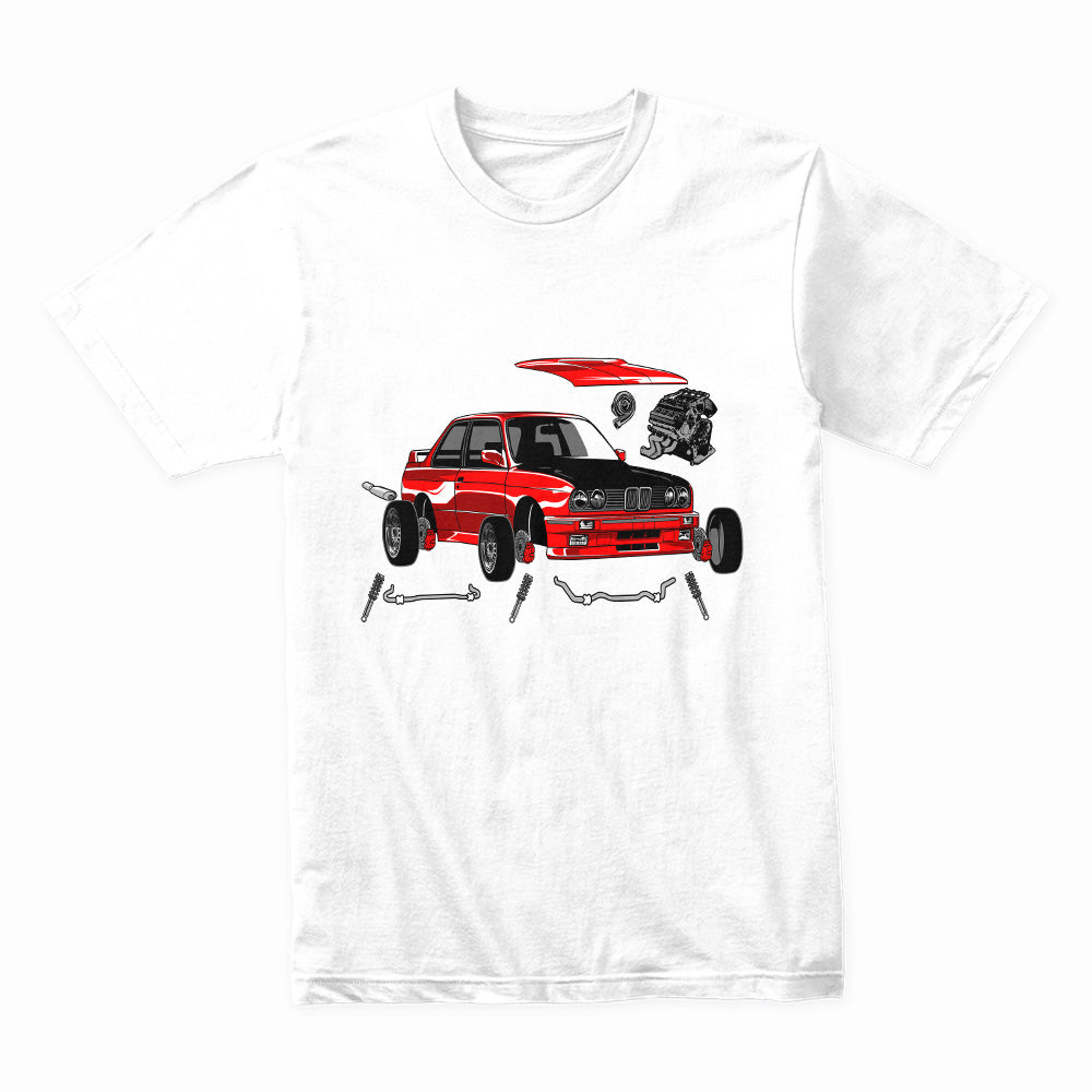 Respect Your Elders — Classic BMW E30 Build T-Shirt