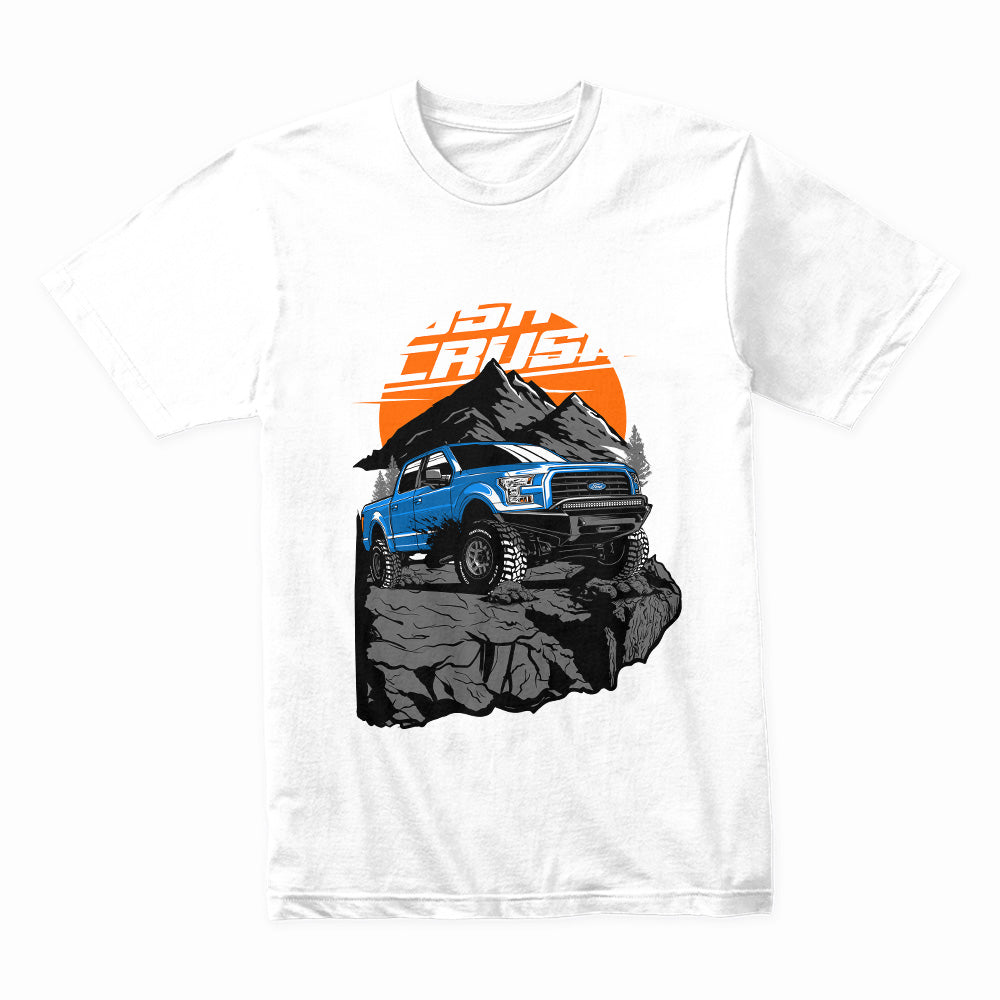Rush ‘n Crush — Off-Road Mountain Beast Truck T-Shirt