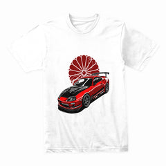 Red Supra Rising: JDM Japan Drift T-Shirt