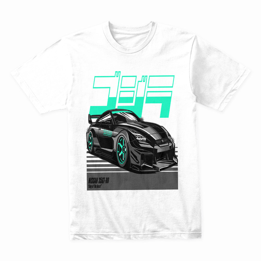 Godzilla R35-RR – King of the Beast JDM T-Shirt