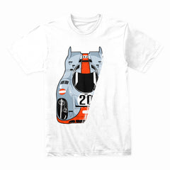 Vintage Le Mans Racer – Gulf 917 Racing Heritage T-Shirt
