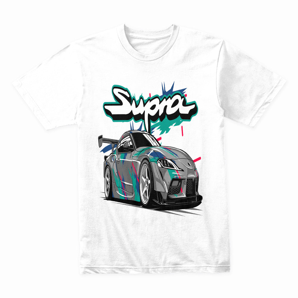 Toyota Supra A90 Neon Drift T-Shirt – JDM Legend Street Style Tee