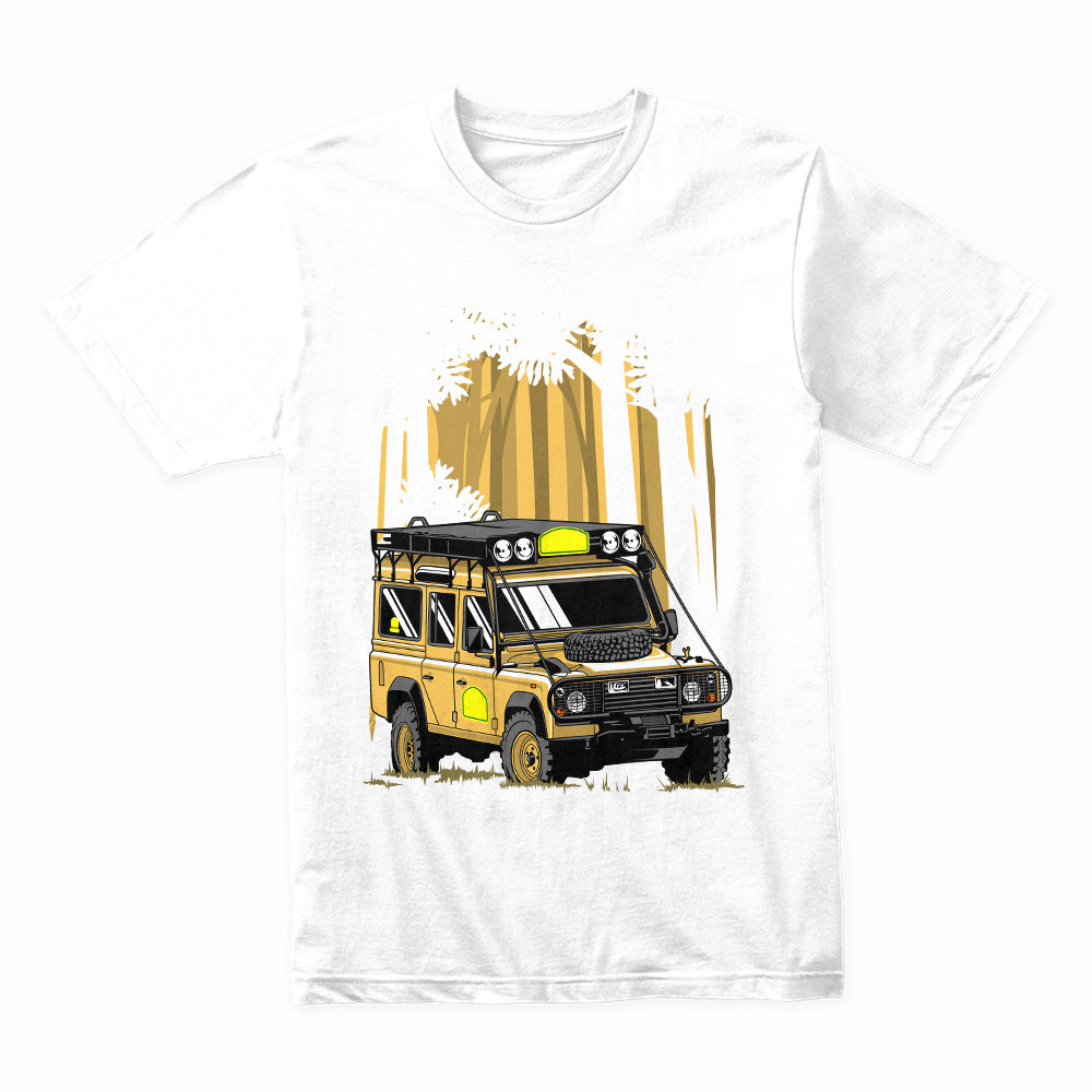 Off-Road Safari Adventure T-Shirt – Land Rover Defender Jungle Explorer Tee