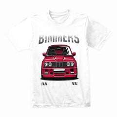 Bimmers Respect Your Elders T-Shirt – Classic BMW E30 Front View Tee