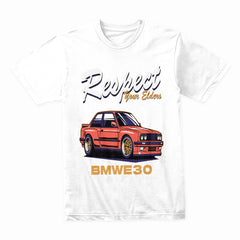 BMW E30 Respect Your Elders T-Shirt