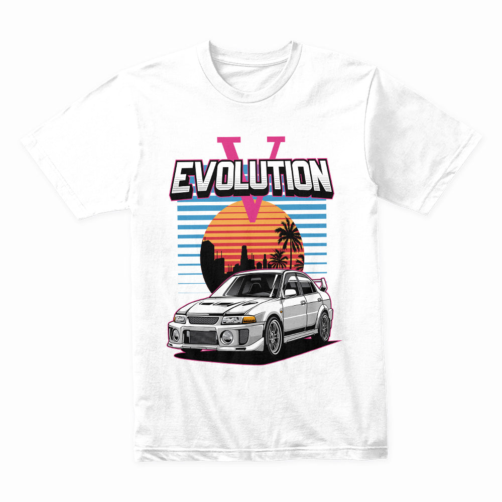 Evolution V JDM Retro Sunset T-Shirt