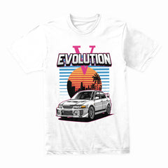 Evolution V JDM Retro Sunset T-Shirt
