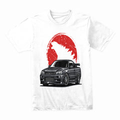 Godzilla Skyline R34 T-Shirt – Japanese Monster Legend Meets JDM Power