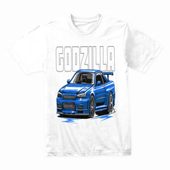 Godzilla Skyline R34 JDM Legend T-Shirt – Iconic Street Racer Style