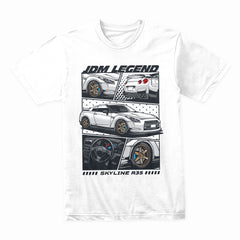 JDM Legend Skyline R35 T-Shirt – Godzilla Performance Edition