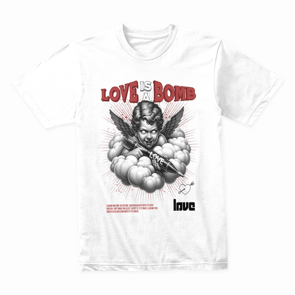 Cupid’s Chaos: Love Is A Bomb Tee