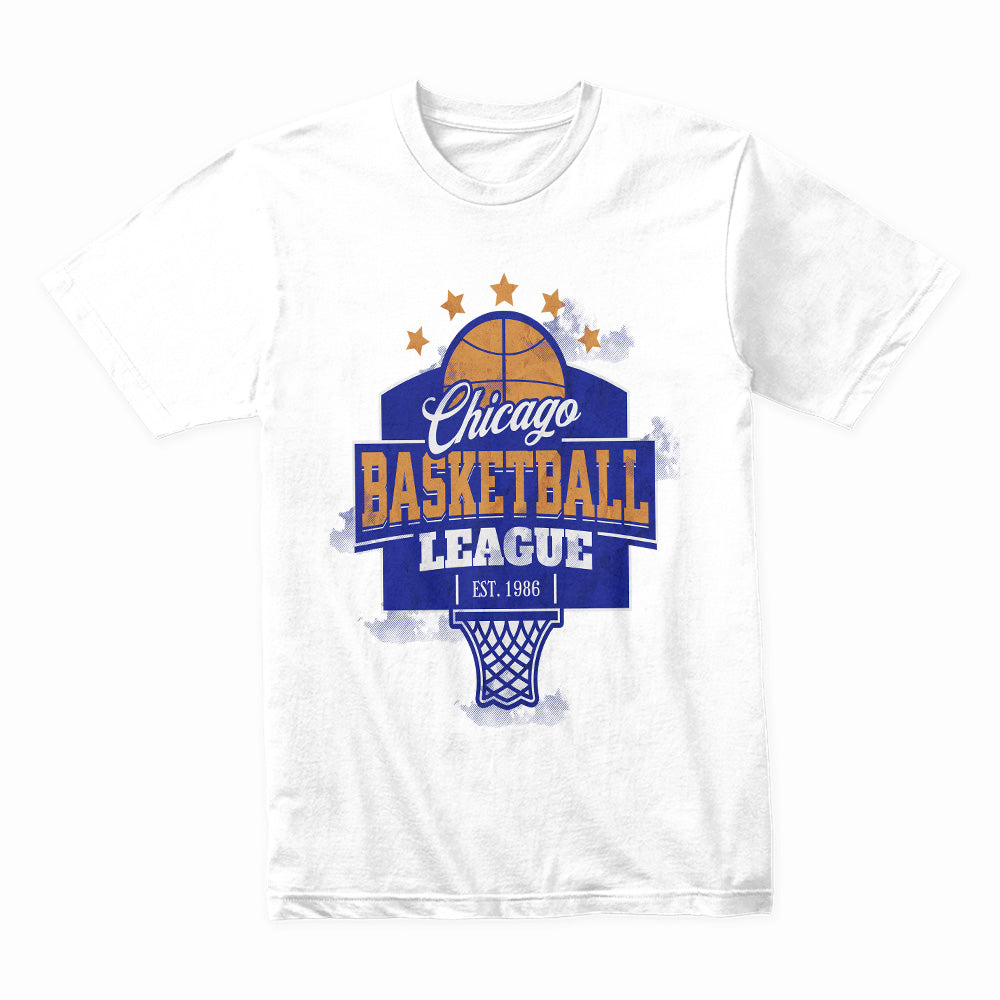 Windy City Hoops: Chicago Basketball League Tee
