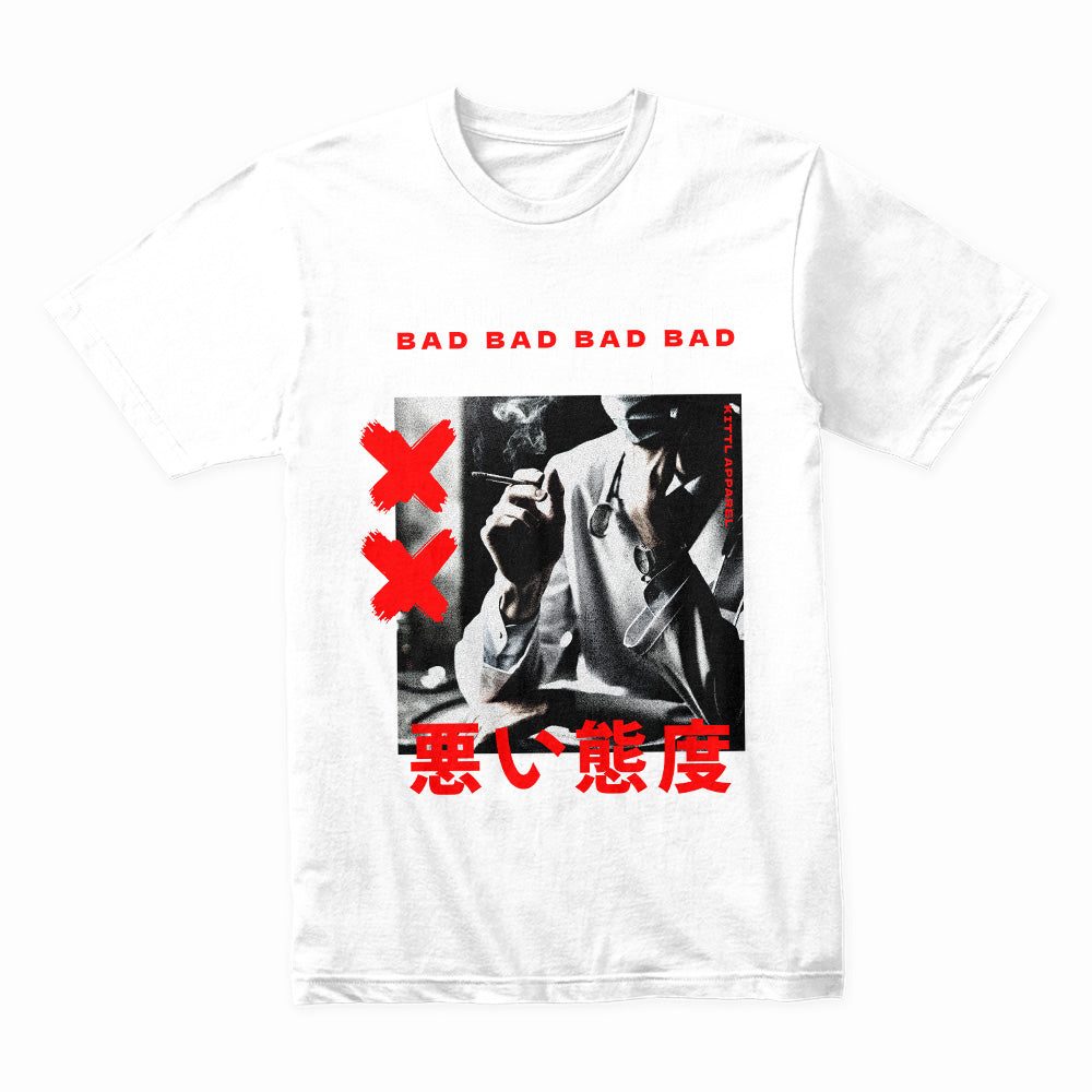 Bad Attitude - Rebellious Noir Street Tee