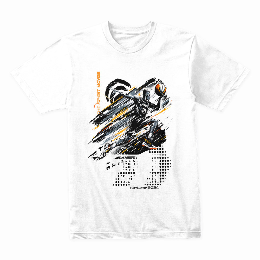 Full Court Fury: Strength in Motion Tee