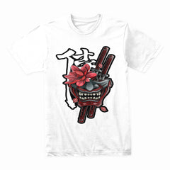 Samurai Oni: Blade & Blossom Tee