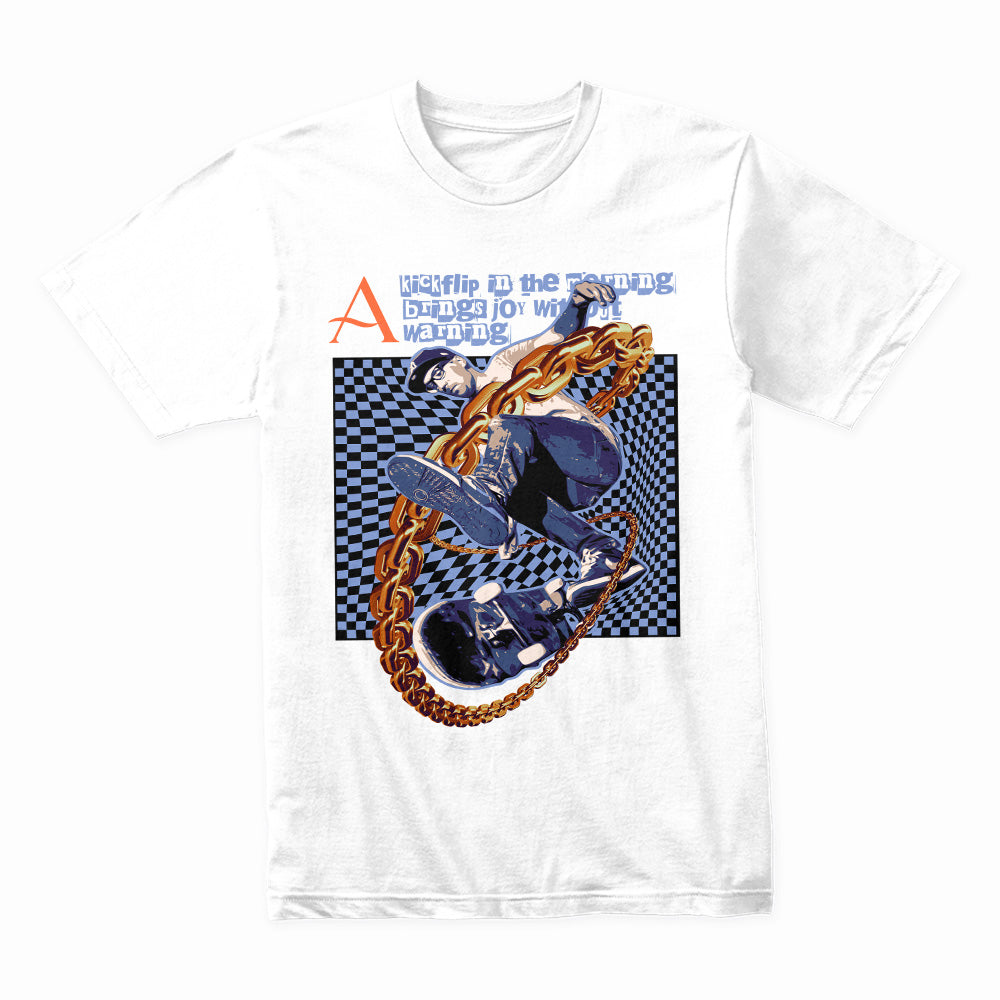 Chain Reaction: Morning Kickflip Vibes Tee