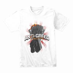 Burn the Greed: Anti-Greed Democracy Tee