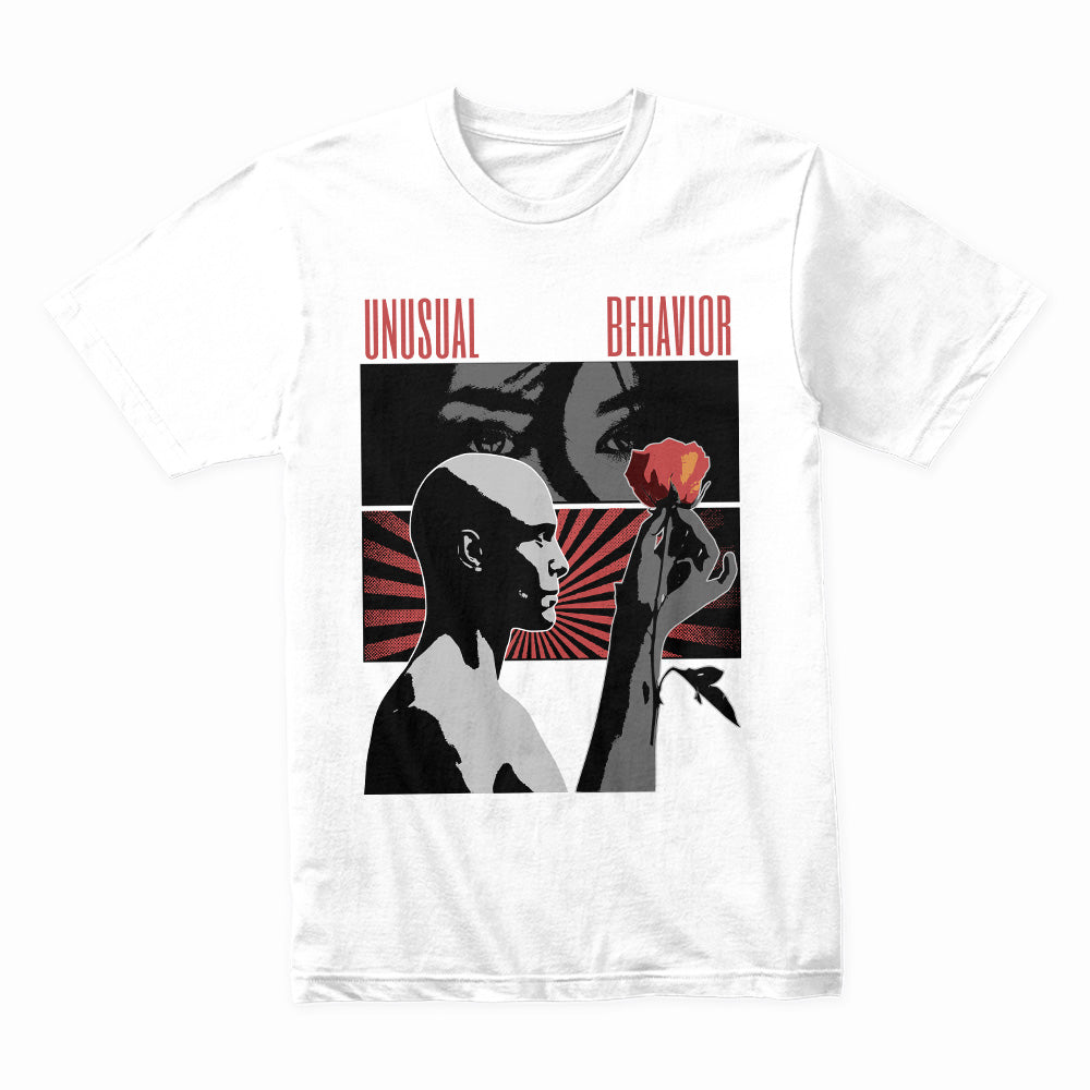 Crimson Gaze: Unusual Behavior Art Tee