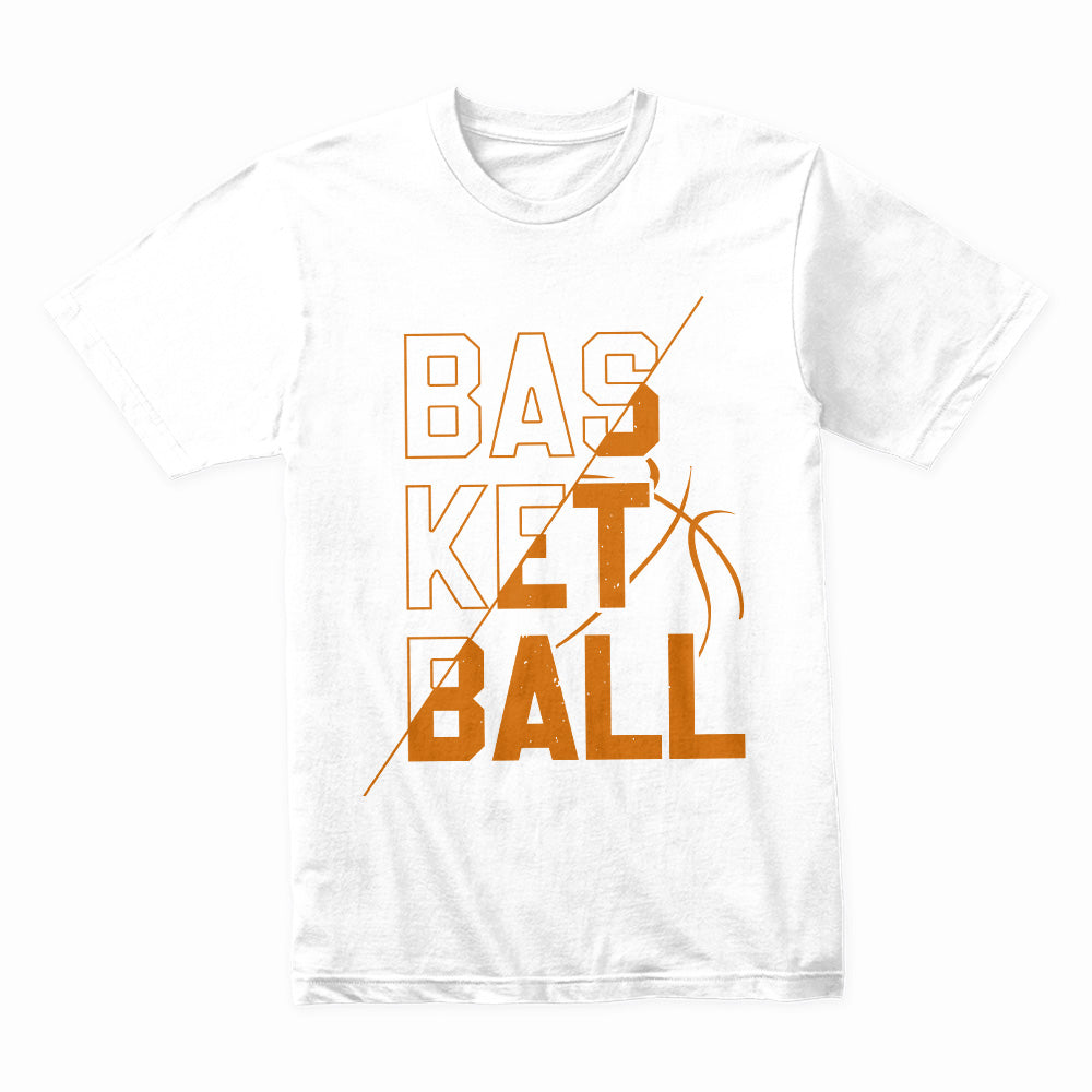 Diagonal Court: Split Basketball Passion Tee