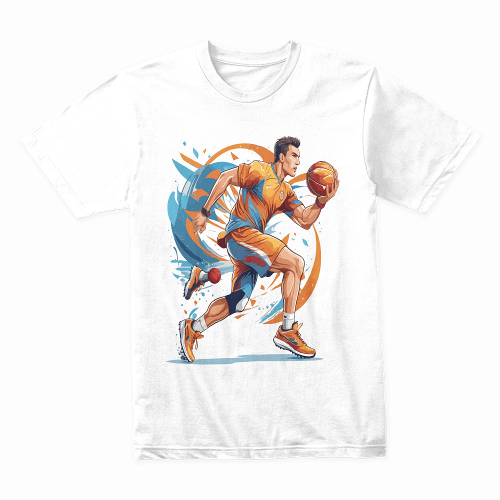 Full Court Surge: Dynamic Basketball Drive Tee