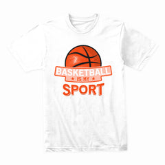 Swish Passion: Basketball Is My Sport Tee