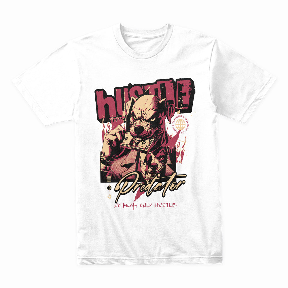 Hustle Predator: No Fear, Only Grind Tee