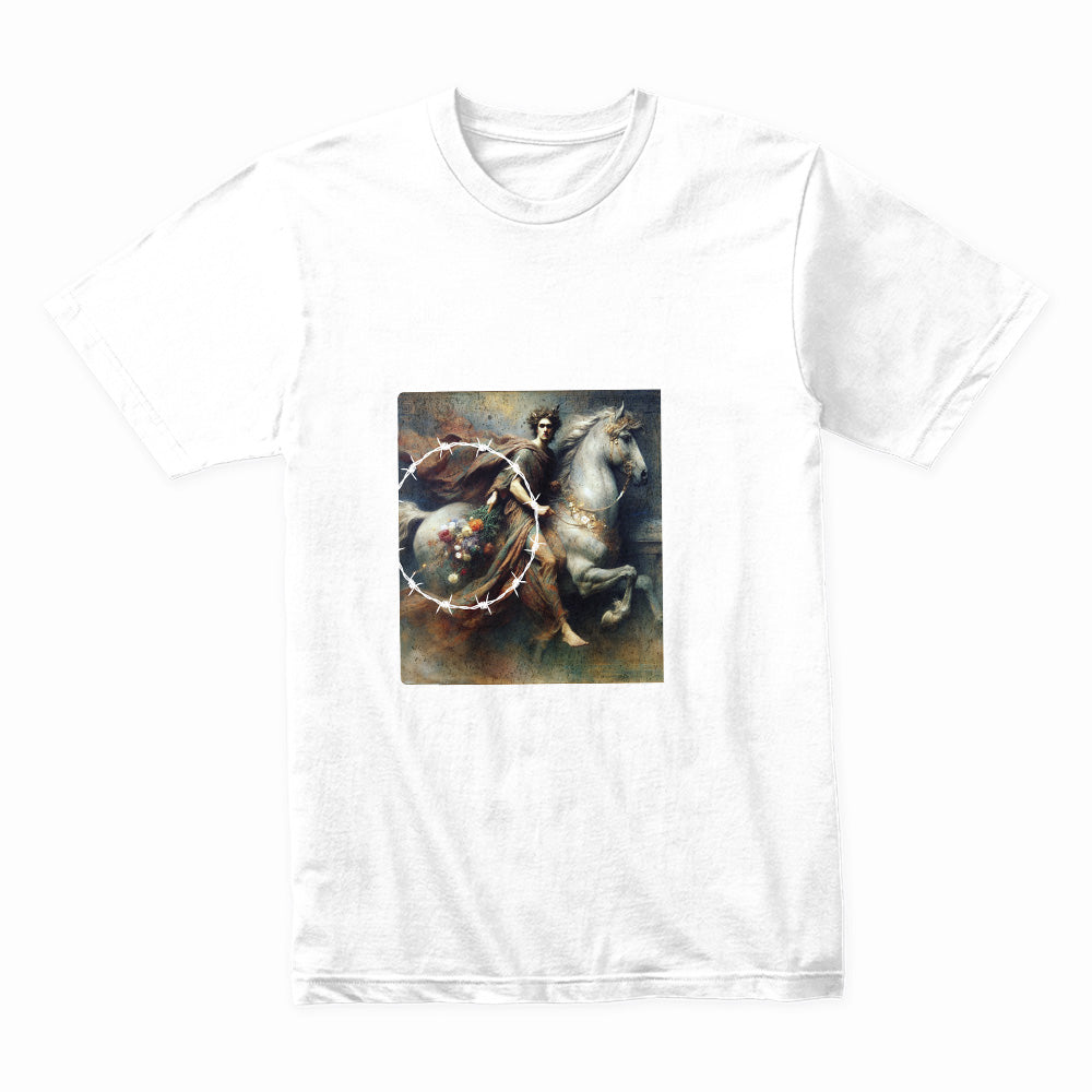 Fearless Devotion: Renaissance Warrior Streetwear Tee