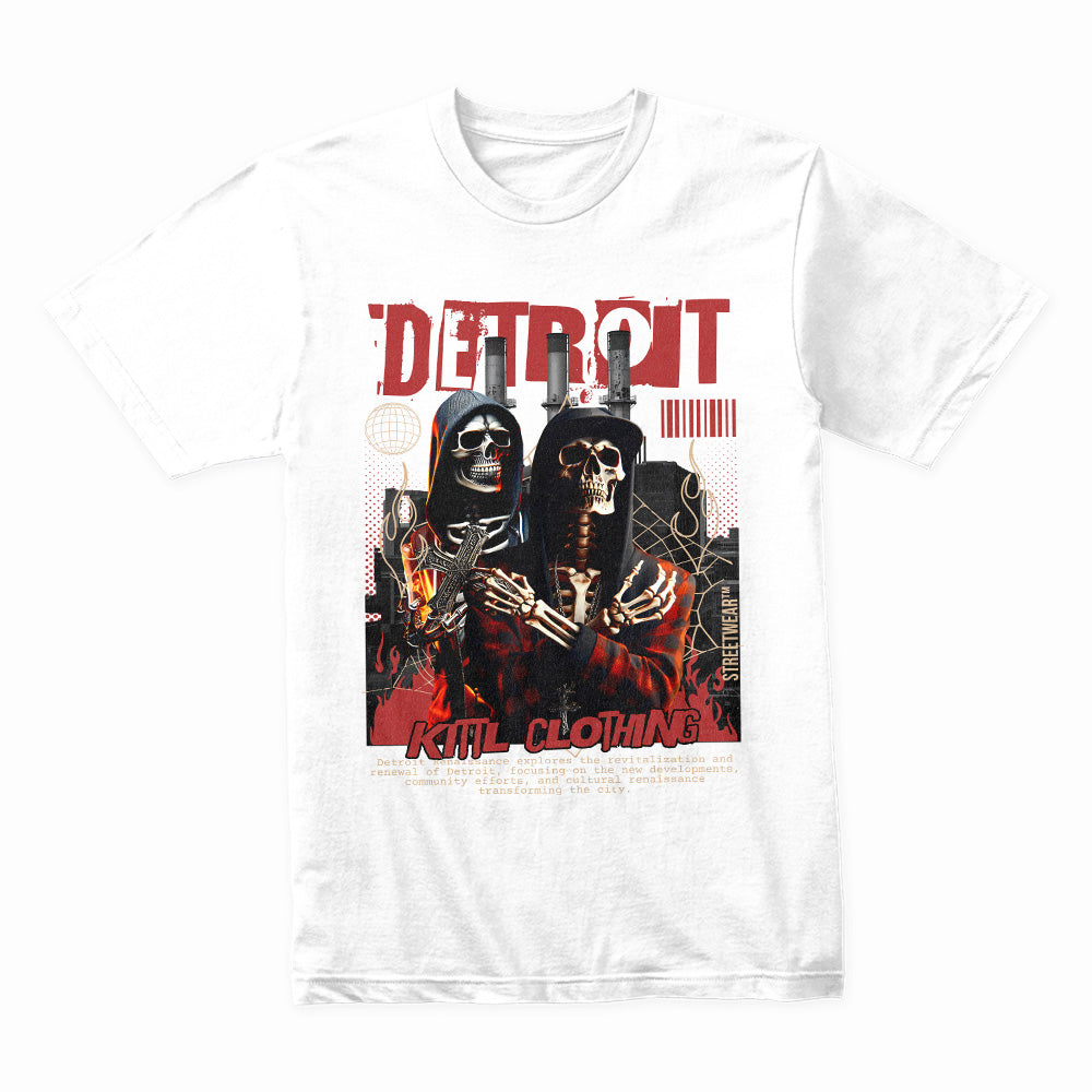 Detroit Rebirth Skeletons Tee