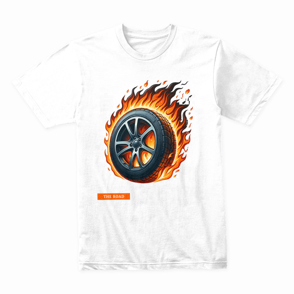 Blazing Drive: Road Warriors Automotive Tee