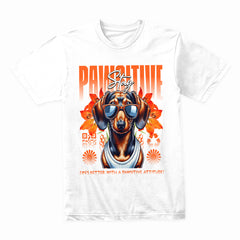 Stay Pawsitive: Cool Pup Attitude Tee