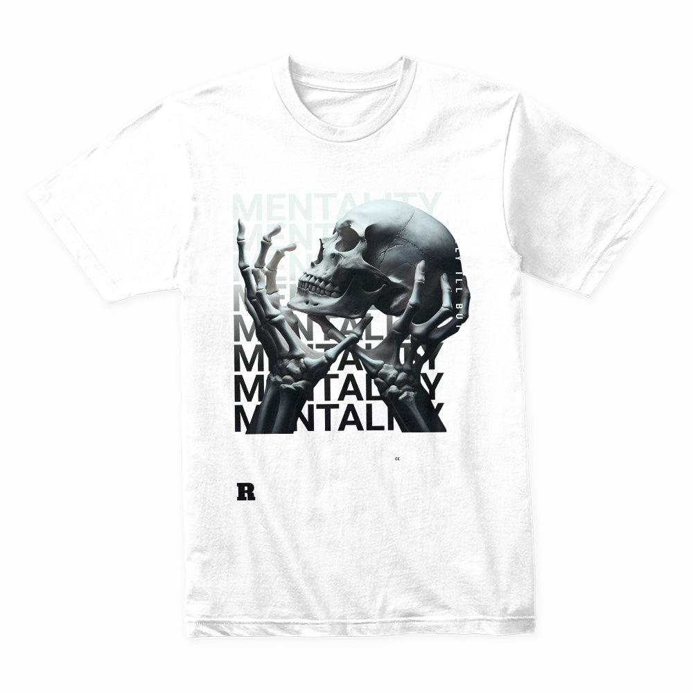 Grim Resilience: Mentality Skull Street Tee