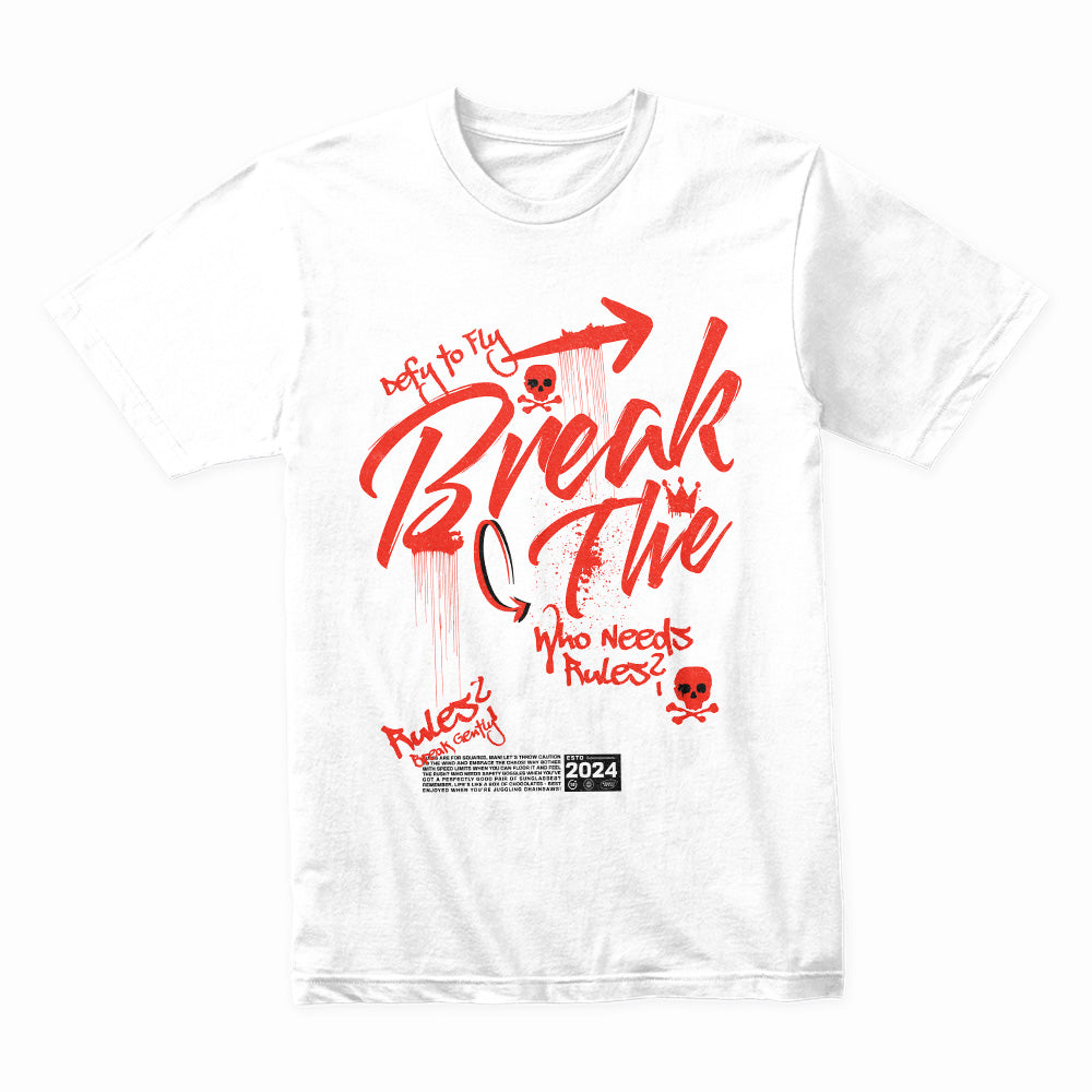 Anarchist Spirit: Break the Rules Graffiti Tee
