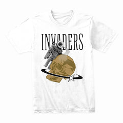 Cosmic Invaders: Astronaut & Skull Galaxy Tee