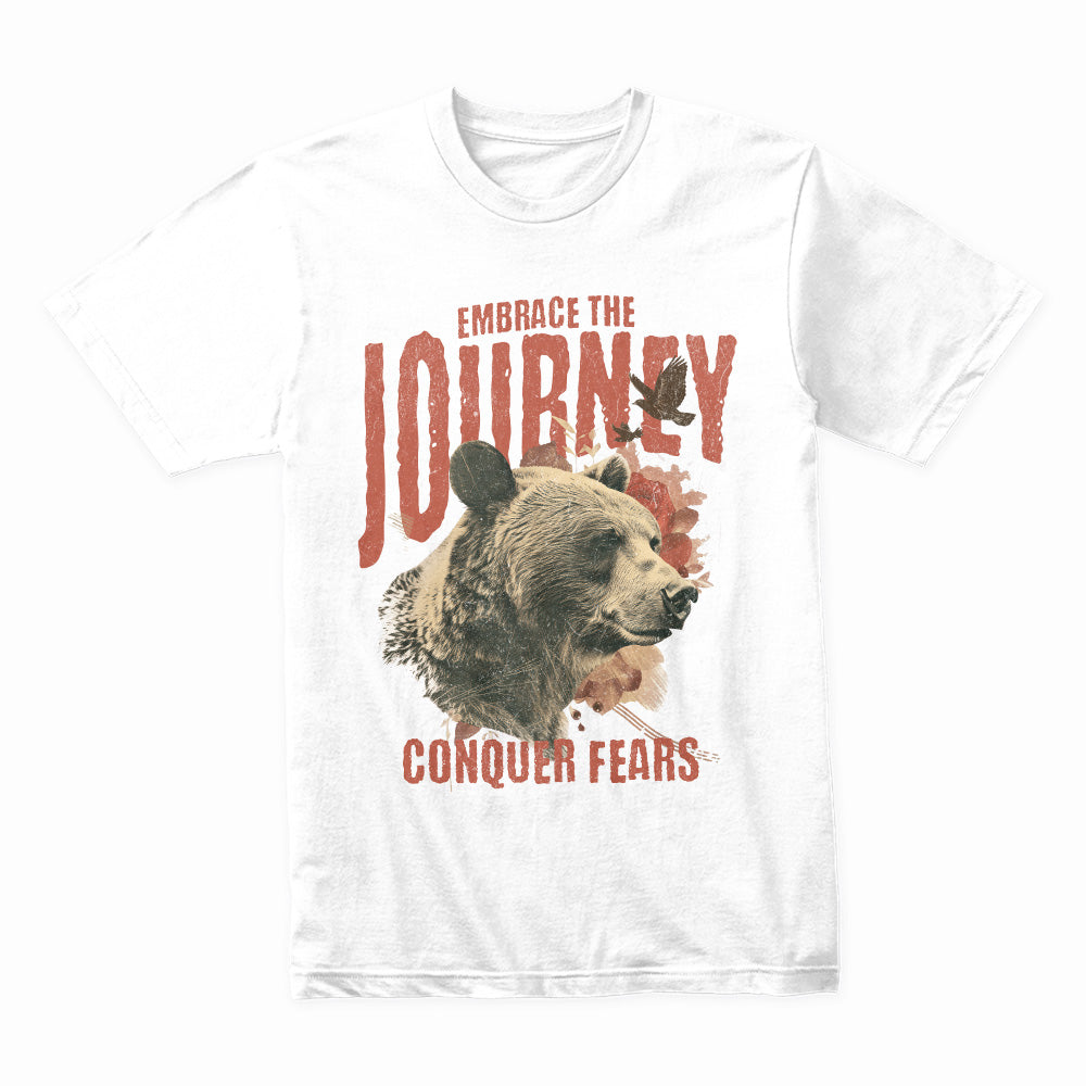Fearless Trail: Embrace the Journey Bear Tee