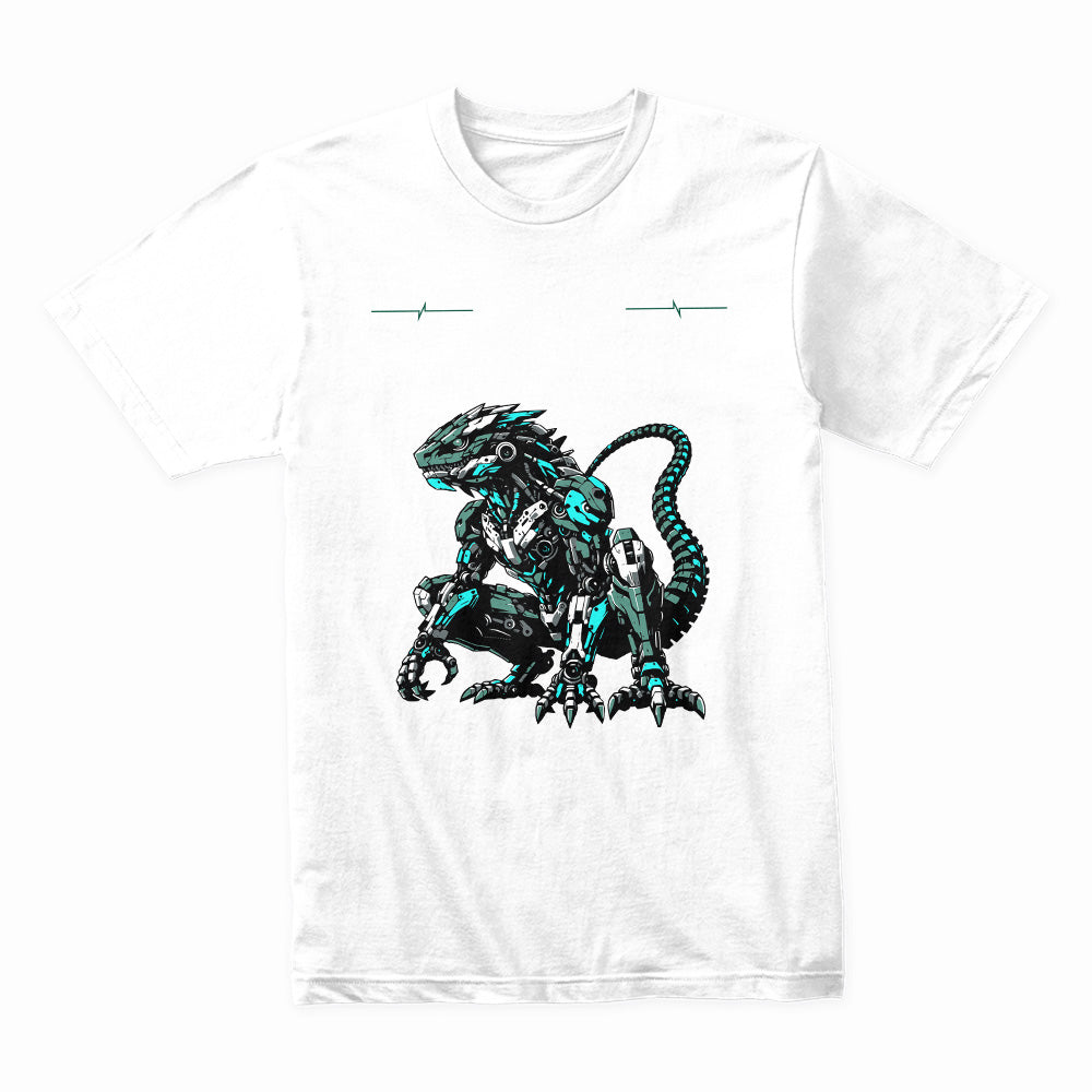 Mecha Lizard: Neon Evolution Tee