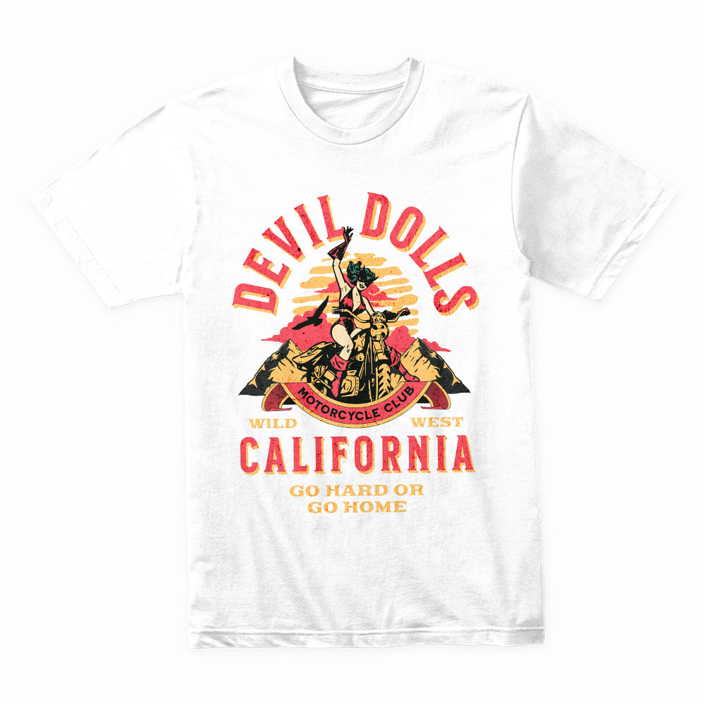 Hellfire Riders: Devil Dolls California Tee