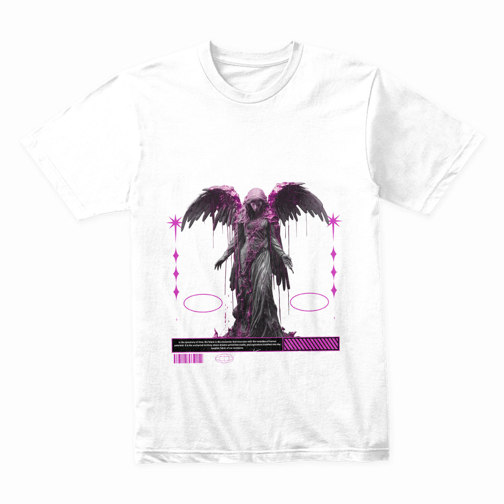 Fearless Guardian: Dark Angel Streetwear Tee