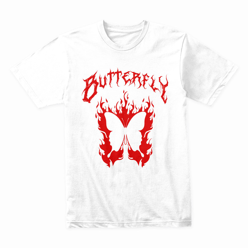 Flaming Metamorphosis: Butterfly of Change Tee