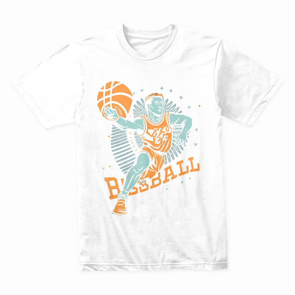 Retro Slam: Cosmic Hoops Champion Tee