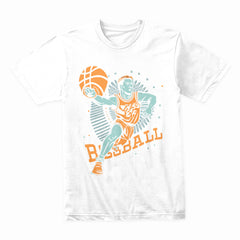 Retro Slam: Cosmic Hoops Champion Tee