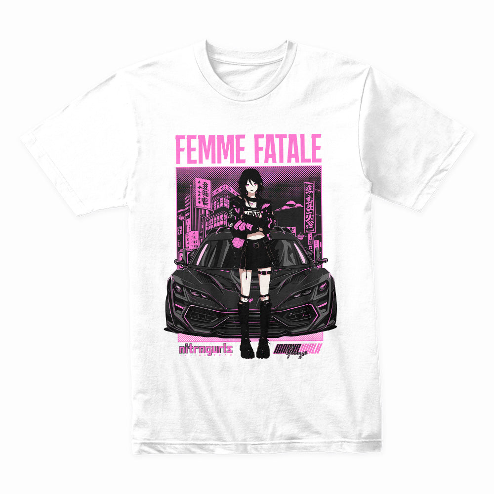 Neo Noir Racer: Femme Fatale Nitro Tee