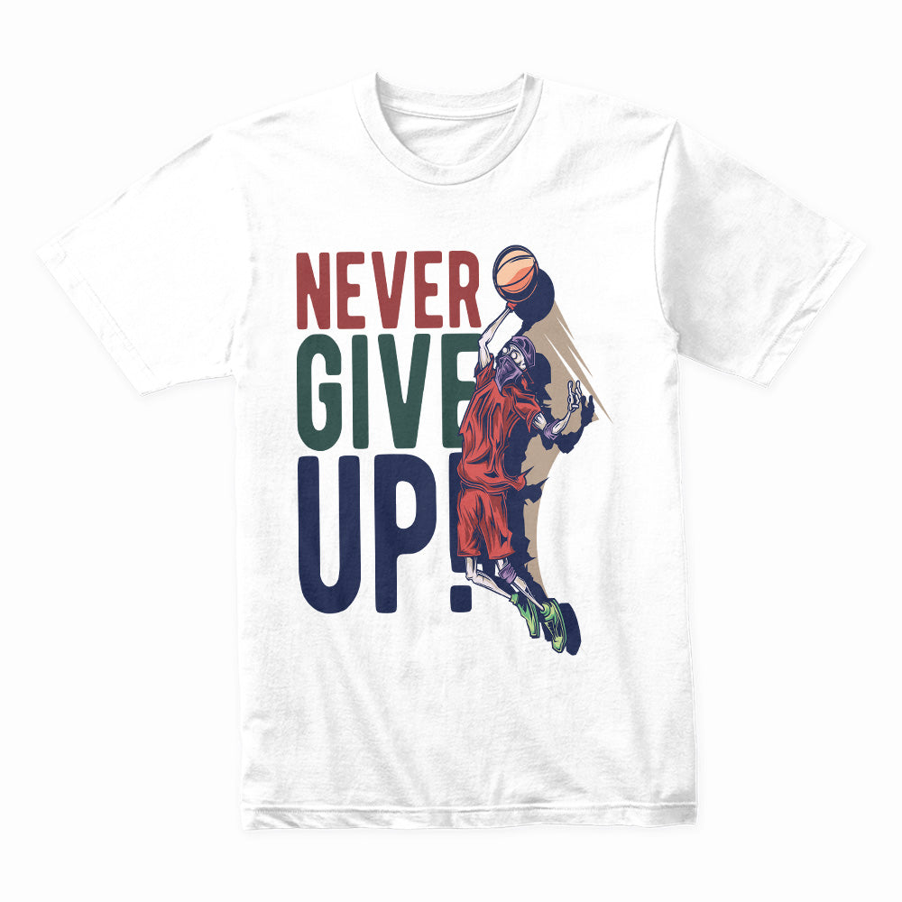 Never Give Up “Sky Dunker” Tee
