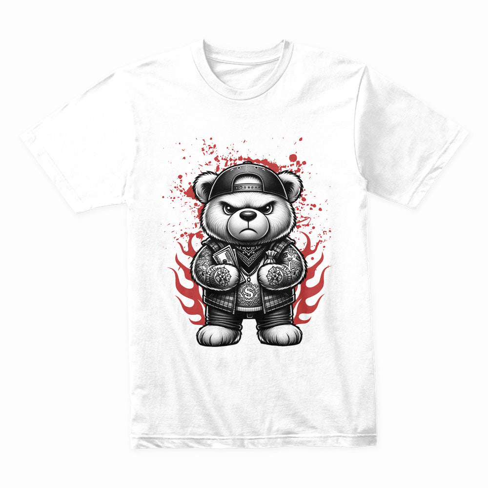 Hustle Bear: Optimistic Swagger Tee
