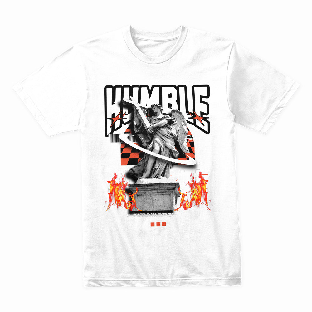 Celestial Defiance: Humble Flame Guardian Tee