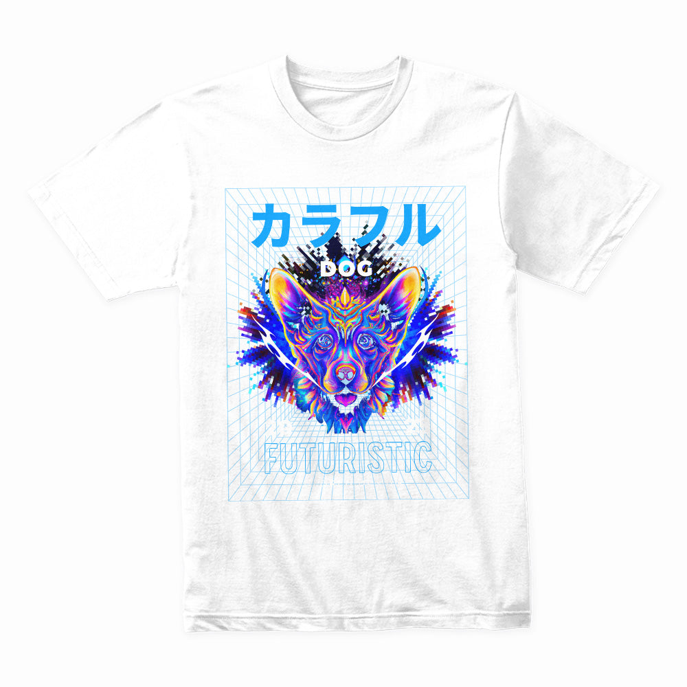 Neon Prism Pup Tee