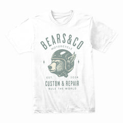 BEARS & CO: Ride & Rule Motorcycle Tee