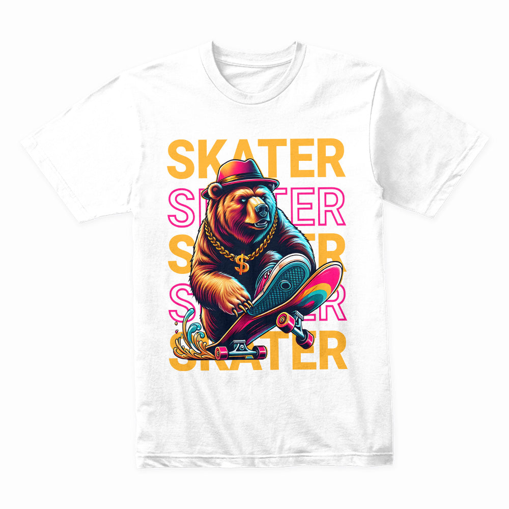 Urban Shredder: Skater Bear Street Style Tee